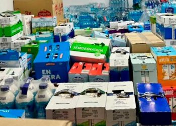 Alcalá habilita un punto de recogida de alimentos y material