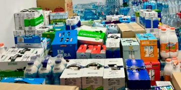 Alcalá habilita un punto de recogida de alimentos y material